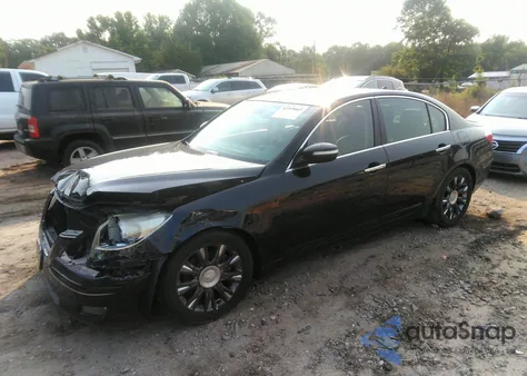 2009 Hyundai Genesis 3.8 из США, поврежденный, VIN KMHGC46E59U036509